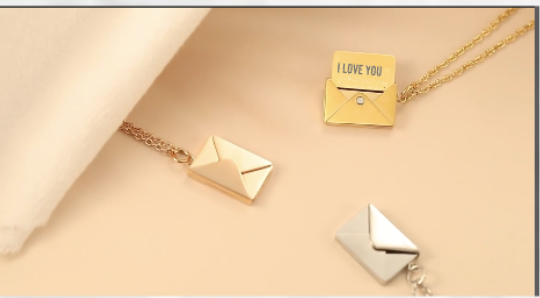 Love Letter Envelope Pendant - Almkh